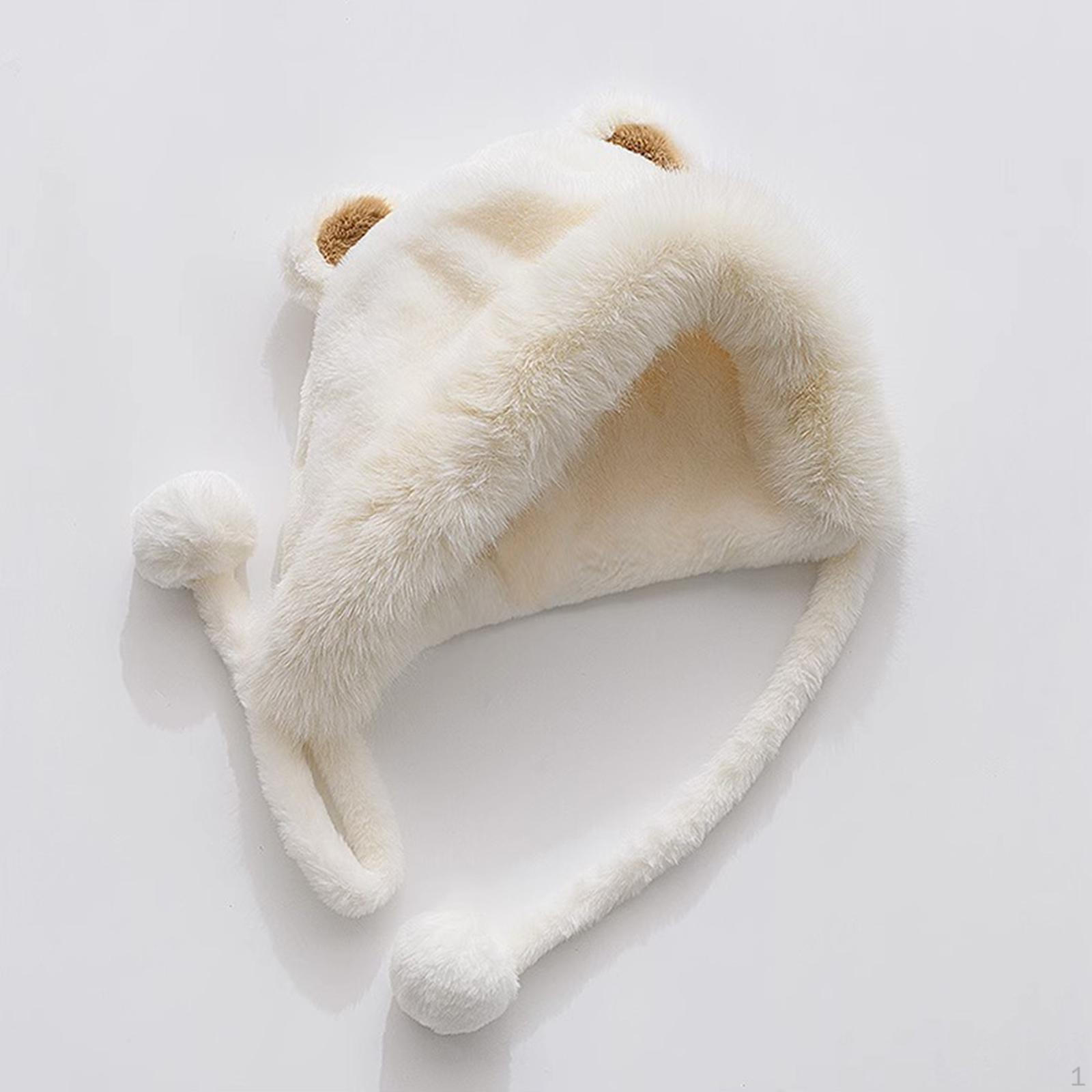 Плюшевая шапка с милыми медвежьими ушками, теплые зимние головные уборы для езды на велосипеде для женщин и девочек, лыжи белый
Плюшевая шапка с милыми медвежьими ушками, теплые зимние головные уборы для езды на велосипеде для женщин и девочек, лыжи белый