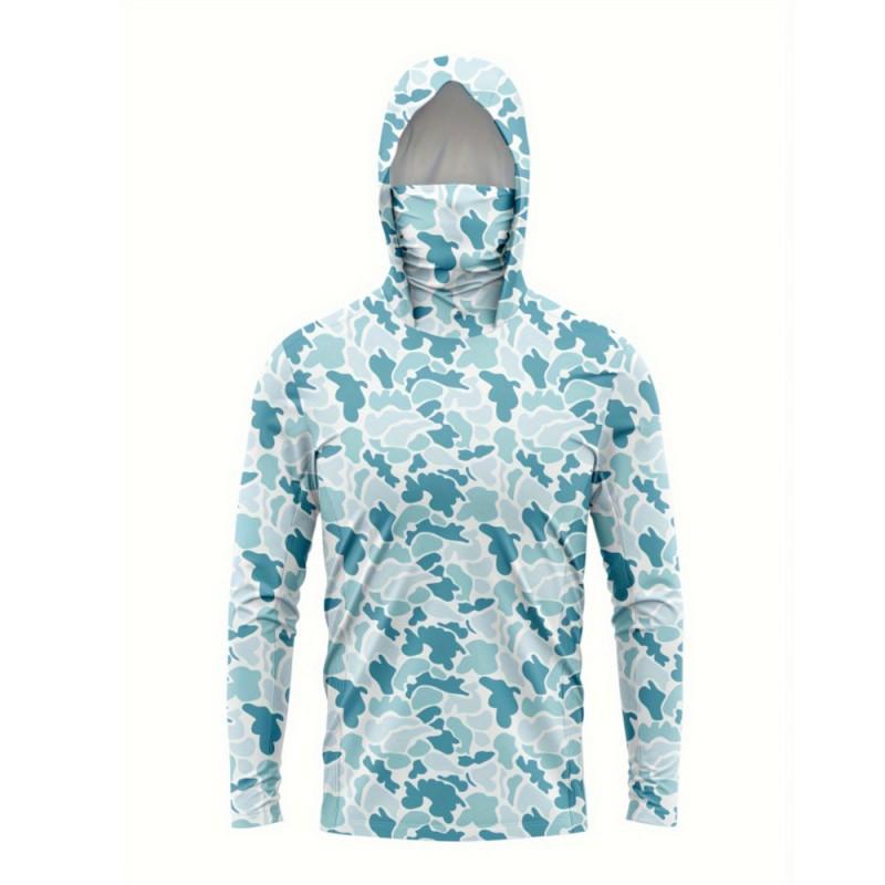 Camouflage Long-sleeved Fishing Suit Quick-drying Breathable Luya Outdoor Dust Mask Hoodie Ice Silk Feeling L
Camouflage Long-sleeved Fishing Suit Quick-drying Breathable Luya Outdoor Dust Mask Hoodie Ice Silk Feeling L