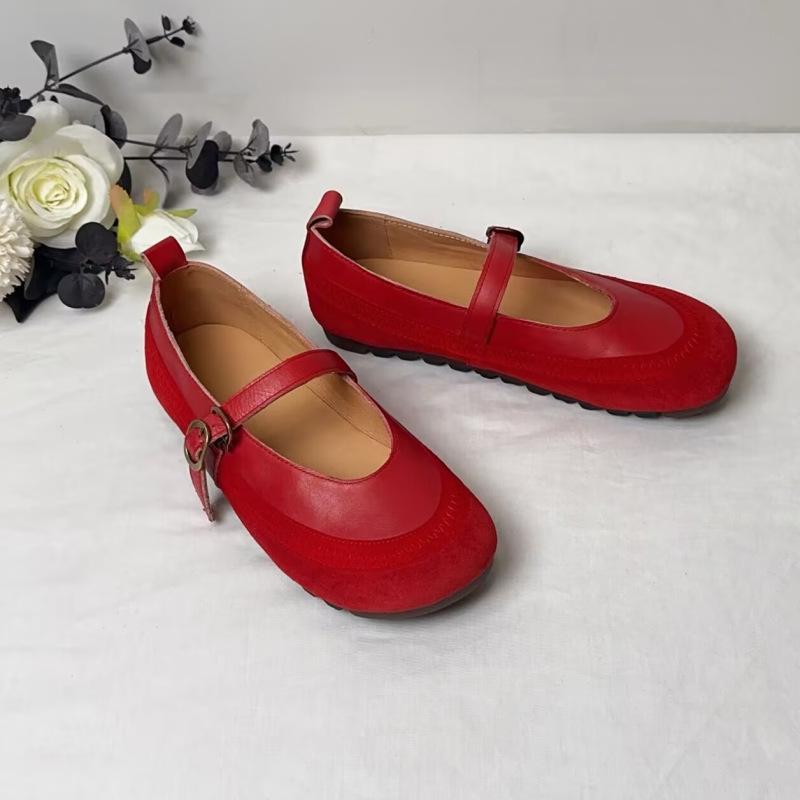 Johnature Натуральная кожа Мягкая подошва Ретро Женская обувь Универсальный Круглый носок Пряжка ремня Балетки 39
Johnature Натуральная кожа Мягкая подошва Ретро Женская обувь Универсальный Круглый носок Пряжка ремня Балетки 39