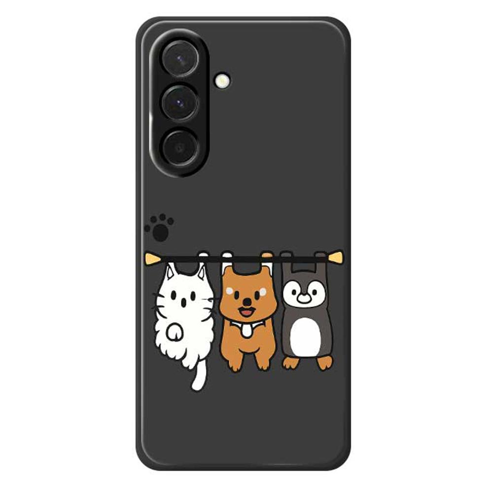 For Samsung Galaxy A36 5G Case Three Animal Dolls Pattern Printing Straight Edge TPU Phone Back Cover Black
For Samsung Galaxy A36 5G Case Three Animal Dolls Pattern Printing Straight Edge TPU Phone Back Cover Black