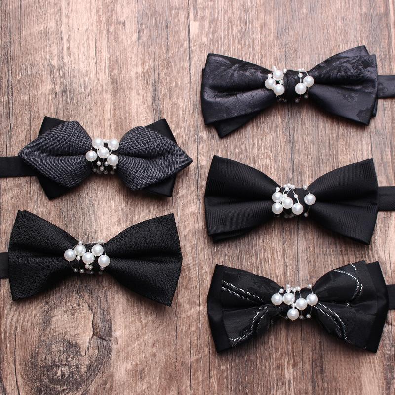Black Bow Tie Men S Groom Wedding Dress Wedding Shoot Personality Pearl Accessories Bow Tie
Black Bow Tie Men S Groom Wedding Dress Wedding Shoot Personality Pearl Accessories Bow Tie