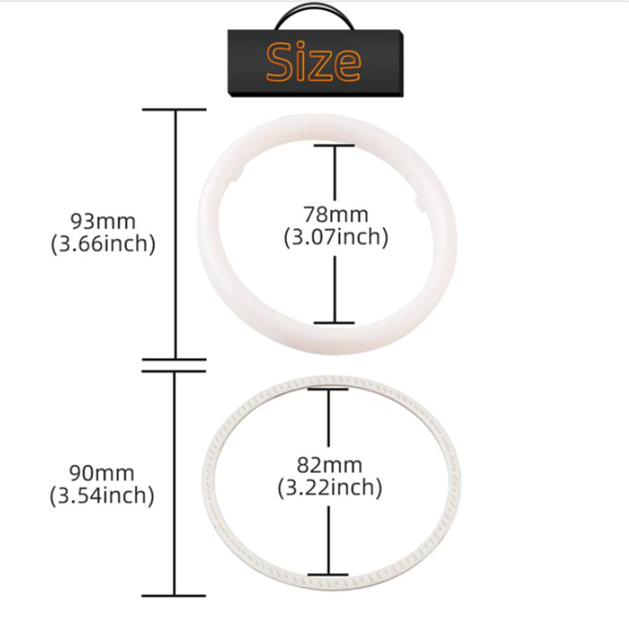 2 LED rings angel eyes with RGB illumination, control via bluetooth app, for cars, motorcycles and trucks
2 LED rings angel eyes with RGB illumination, control via bluetooth app, for cars, motorcycles and trucks