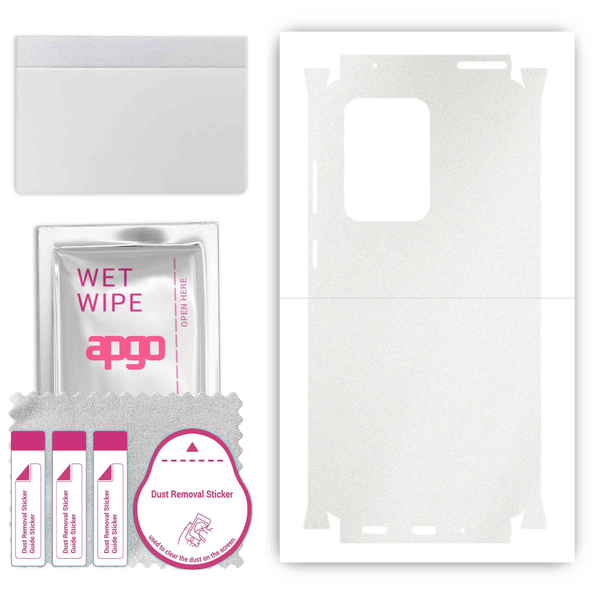 Apgo Protective Skin Sticker for the back+sides compatible with Samsung Galaxy S20 Ultra, Full Wrap Film, Foil, Vinyl - Pattern Matte Transparent
Apgo Protective Skin Sticker for the back+sides compatible with Samsung Galaxy S20 Ultra, Full Wrap Film, Foil, Vinyl - Pattern Matte Transparent