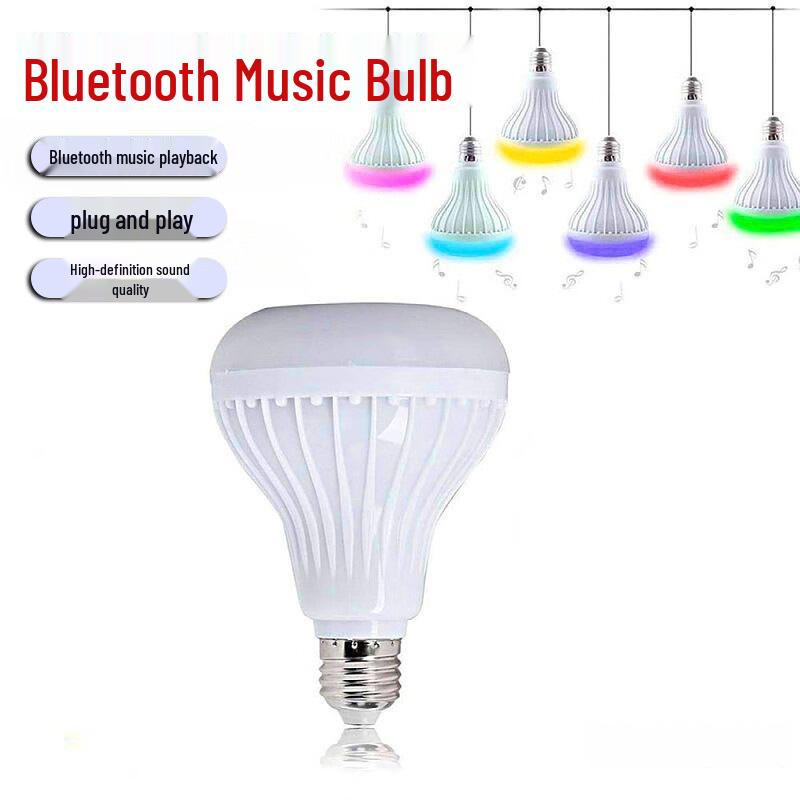 LED Light Bulb Bluetooth Speaker with 24-Color Remote Control, Plug & Play Night Light ZN-22
LED Light Bulb Bluetooth Speaker with 24-Color Remote Control, Plug & Play Night Light ZN-22