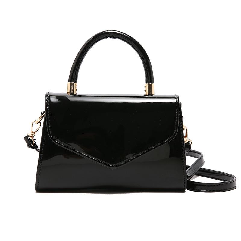 2026 Newest Fashi Simple Korean Style Lacquer Handbag For Women Single Shoulder Bag Small Square Handle Bags Gifts For Lady чёрный
2026 Newest Fashi Simple Korean Style Lacquer Handbag For Women Single Shoulder Bag Small Square Handle Bags Gifts For Lady чёрный