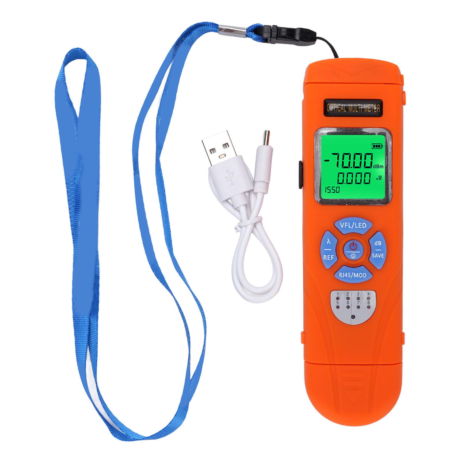 Fiber Optic Tester 50 to +26dBm 8501650nm OPM VFL RJ45 Testing Multi Function Fiber Optic Cable
Fiber Optic Tester 50 to +26dBm 8501650nm OPM VFL RJ45 Testing Multi Function Fiber Optic Cable