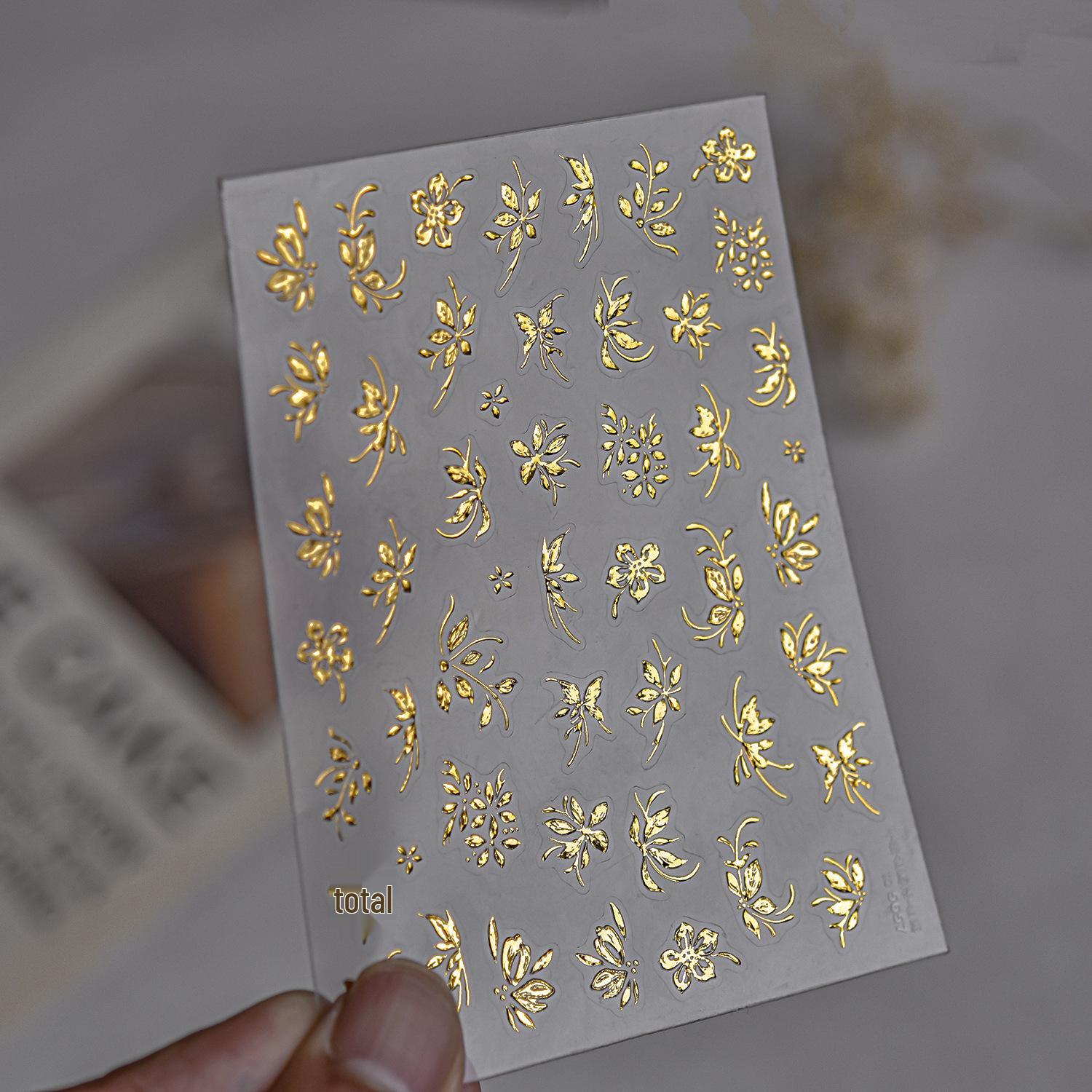 Tomoni Embossed Nail Art Stickers: DIY Luxury Style, Hand-Painted Retro Metal Flower Ornaments
Tomoni Embossed Nail Art Stickers: DIY Luxury Style, Hand-Painted Retro Metal Flower Ornaments
