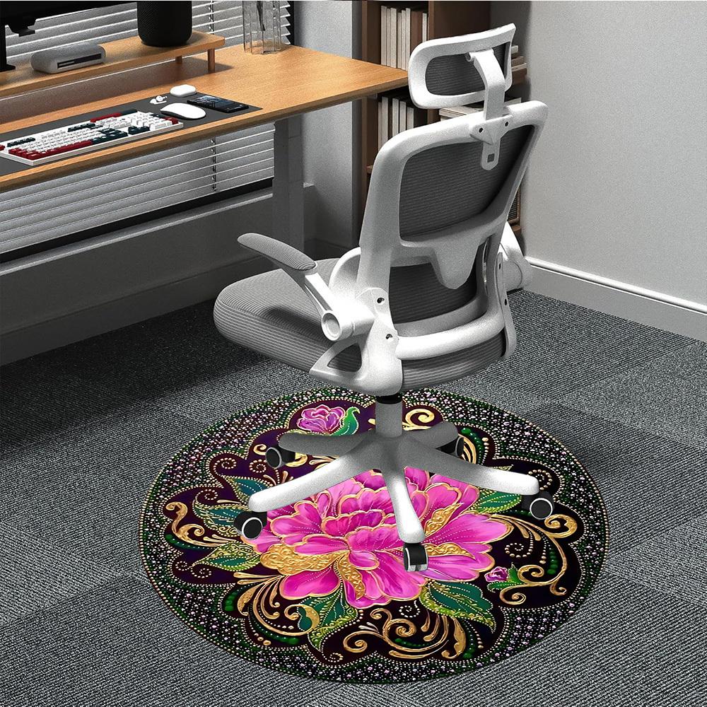 1pc Peony Mandala Artwork Chair Carpet for Office, Soft, Non-Slip Polyester Mat, Office, Entryway, Living Room, Bedroom, yy251207257 80cm by 80cm
1pc Peony Mandala Artwork Chair Carpet for Office, Soft, Non-Slip Polyester Mat, Office, Entryway, Living Room, Bedroom, yy251207257 80cm by 80cm