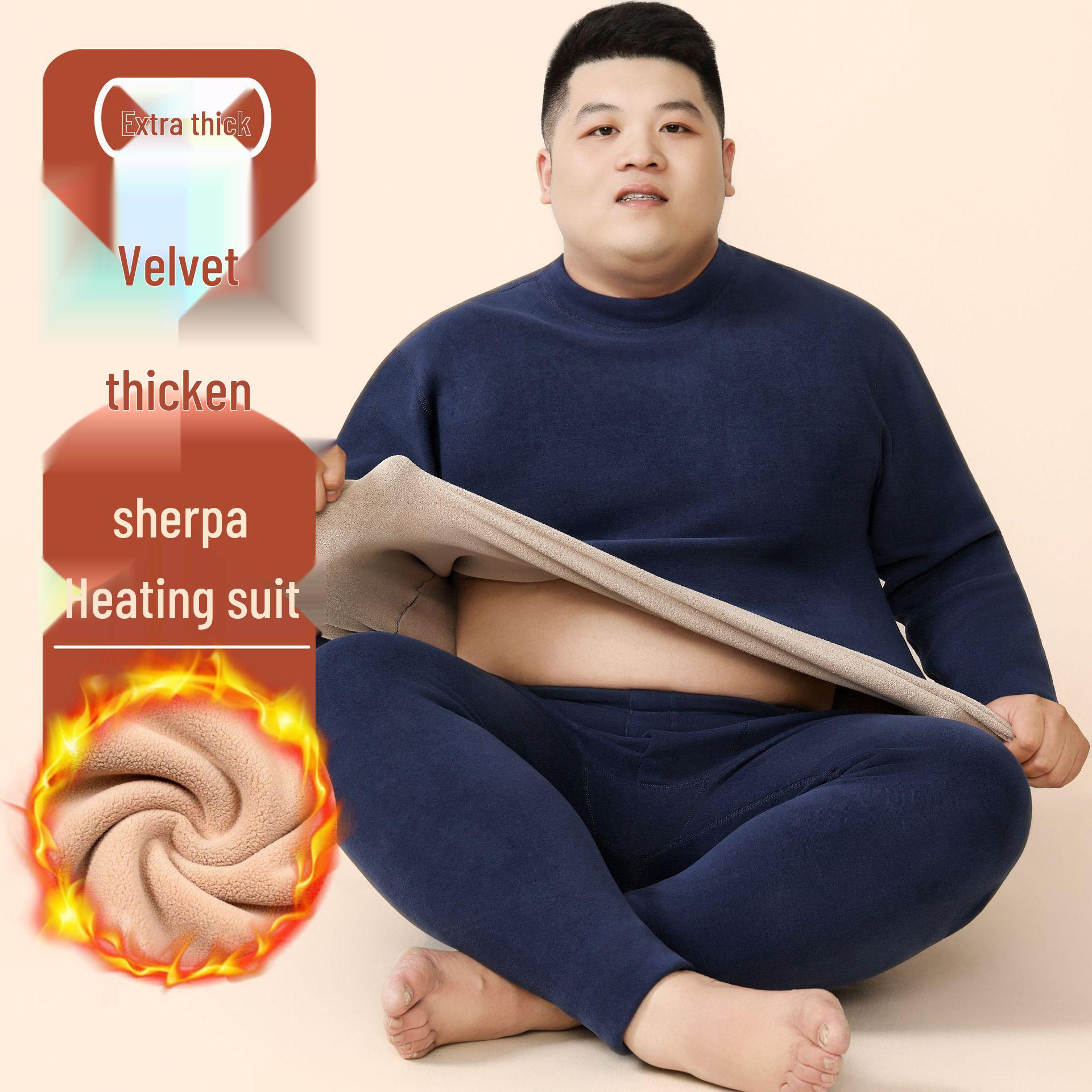 Зимовий одяг на флісовій підкладці для пари великих розмірів: Надзвичайно теплий комплект термобілизни з овечої вовни для чоловіків та жінок 3XL
Зимовий одяг на флісовій підкладці для пари великих розмірів: Надзвичайно теплий комплект термобілизни з овечої вовни для чоловіків та жінок 3XL