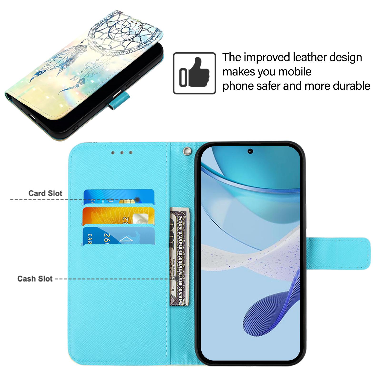 For Nothing Phone (2a) Plus/Phone (2a) Leather Case 3D Pattern Printing Wallet Stand Mobile Cover with Strap Dream Wind Chime
For Nothing Phone (2a) Plus/Phone (2a) Leather Case 3D Pattern Printing Wallet Stand Mobile Cover with Strap Dream Wind Chime