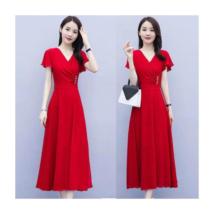 Women s Plus Size Pleated V-Neck A-Line Dress: Elegant Solid Color, Waist-Cinched, Summer Style Extra Large (XL) червоний
Women s Plus Size Pleated V-Neck A-Line Dress: Elegant Solid Color, Waist-Cinched, Summer Style Extra Large (XL) червоний