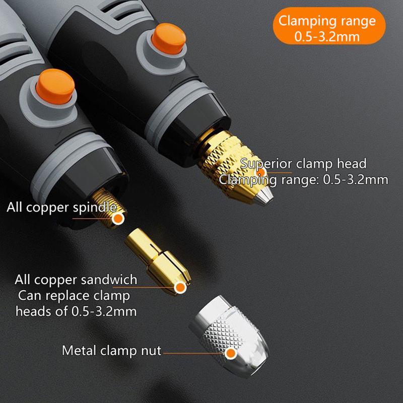 Usb Cordless Rotary Tool Mini Drill Engraving Pen Electric Mini Wireless Drill With Accessories Diy Set сірий колір
Usb Cordless Rotary Tool Mini Drill Engraving Pen Electric Mini Wireless Drill With Accessories Diy Set сірий колір