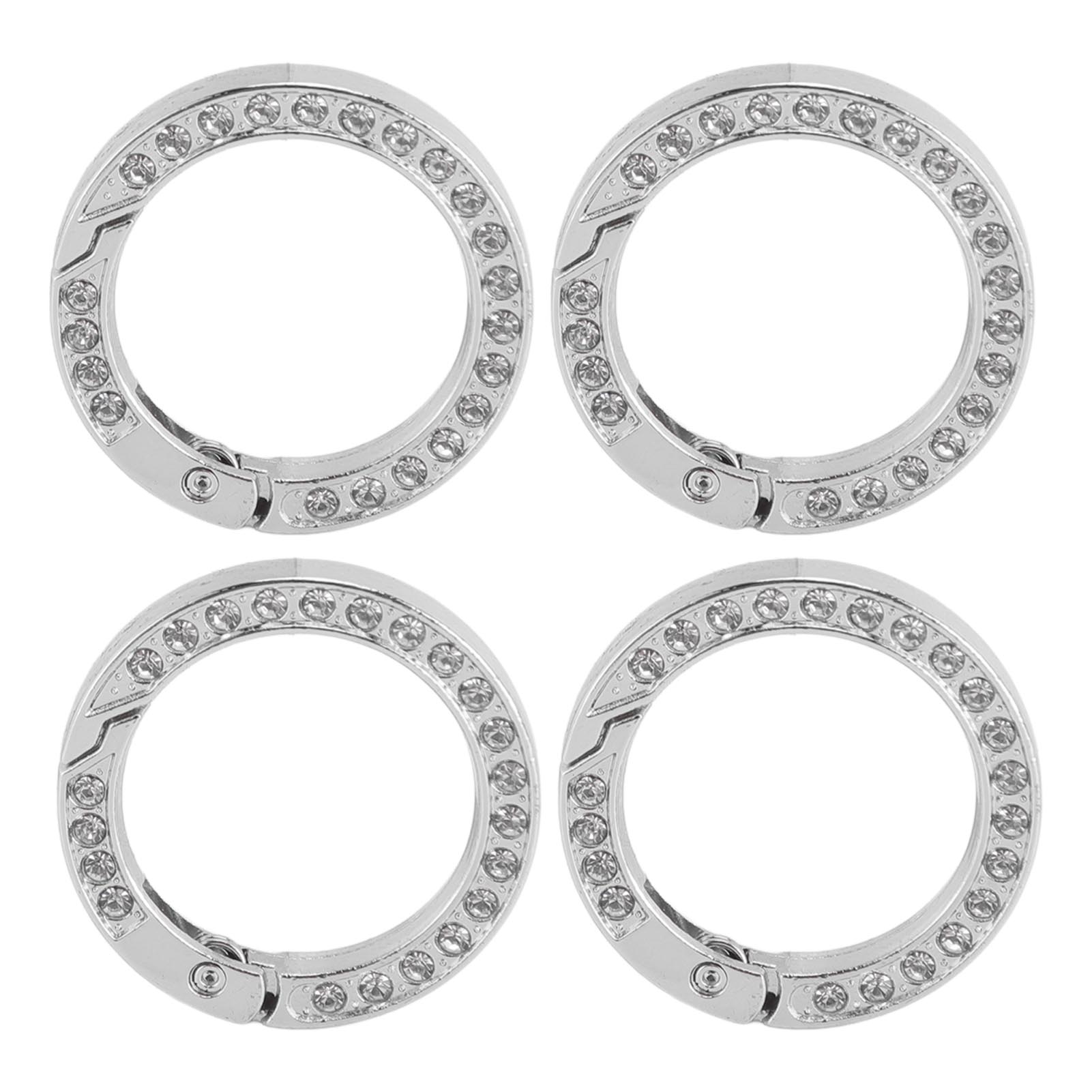 10pcs Rhinestone Spring O Rings DIY Round Snap Clip Buckle Elasticity Metal Spring O Rings for Backpacks Key Rings серебряный
10pcs Rhinestone Spring O Rings DIY Round Snap Clip Buckle Elasticity Metal Spring O Rings for Backpacks Key Rings серебряный