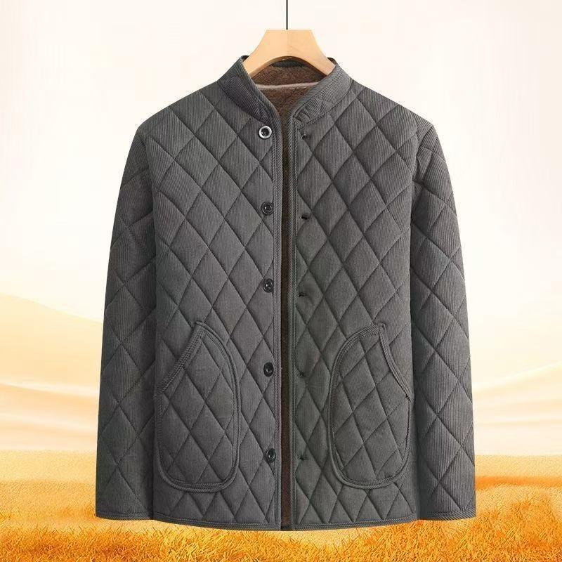 Mens Winter Jacket Windproof Thickened Padded Jacket Casual Diamond Warm Fleece Lined Coat Middle-Aged Dad s Solid Outdoor Wear XXXXXL сірий
Mens Winter Jacket Windproof Thickened Padded Jacket Casual Diamond Warm Fleece Lined Coat Middle-Aged Dad s Solid Outdoor Wear XXXXXL сірий
