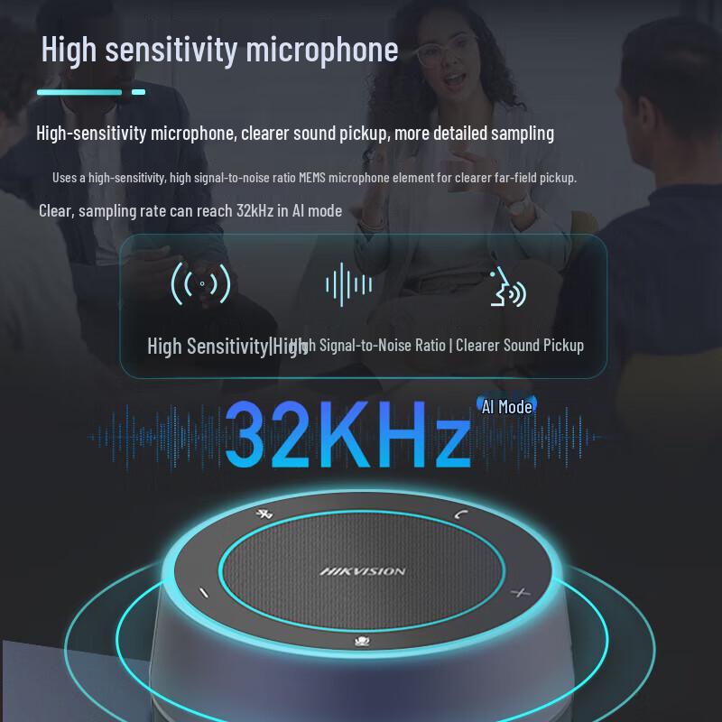 Hikvision VS4 Відеоконференцзв язок Всеспрямований мікрофон-динамік Штепсель CN (адаптер в комплекті) 1 Unit
Hikvision VS4 Відеоконференцзв язок Всеспрямований мікрофон-динамік Штепсель CN (адаптер в комплекті) 1 Unit