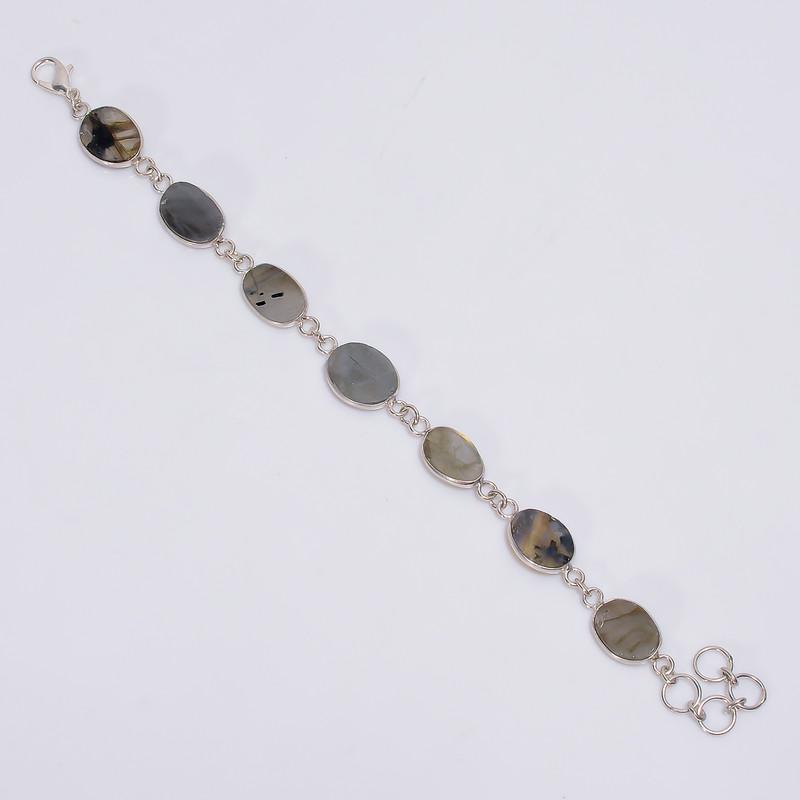Dazzling Top Grade Qualite 100% Natural Labradorite Oval Shape Ethnic Style Handmade Jewelry 925 Steling Silver Plated Bracelet 7-8 WSJ4667 7-8 синій
Dazzling Top Grade Qualite 100% Natural Labradorite Oval Shape Ethnic Style Handmade Jewelry 925 Steling Silver Plated Bracelet 7-8 WSJ4667 7-8 синій