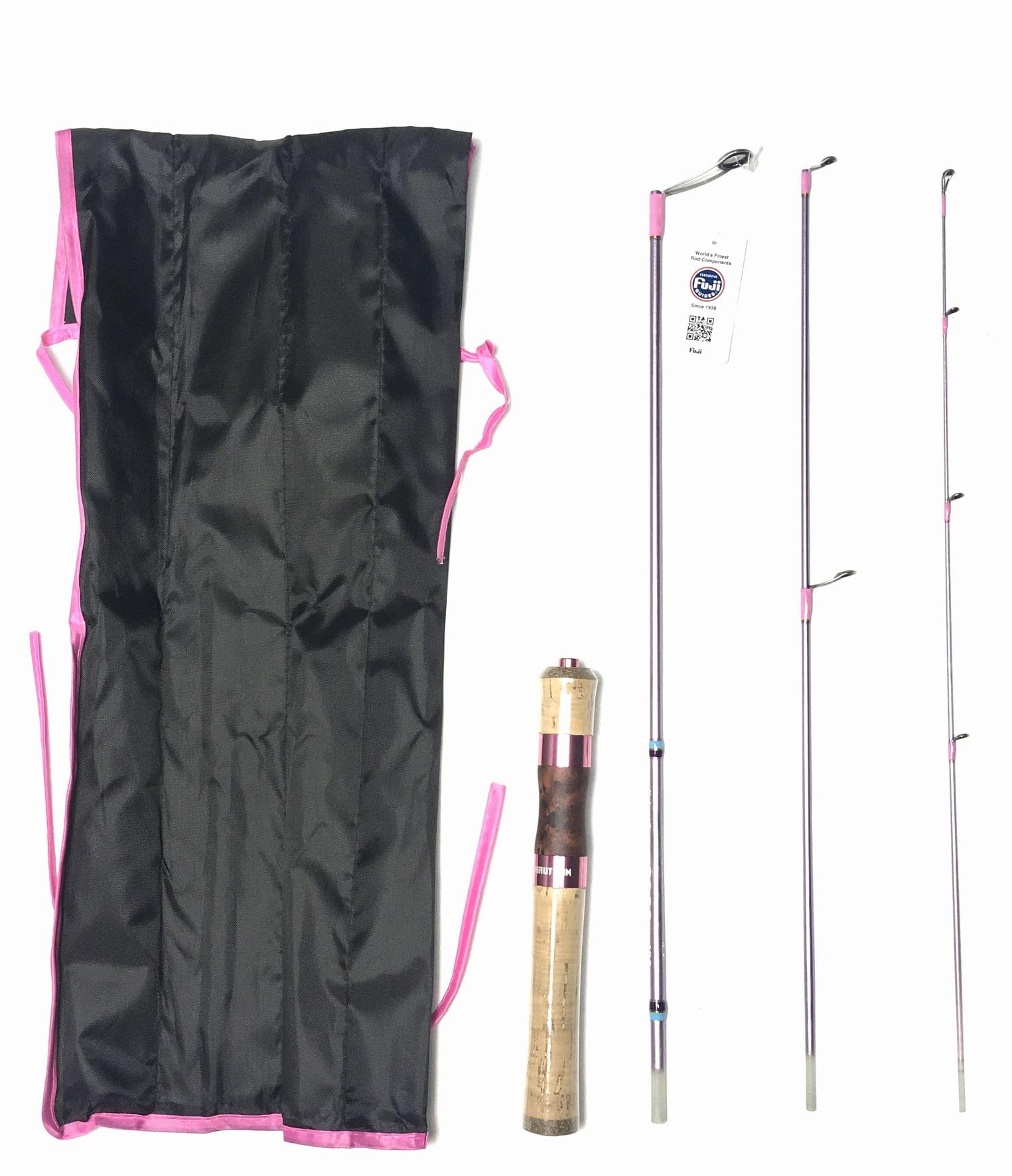 Fuji Guide Spinning Pack Rod 4 Pieces XUL Mountain Stream Lure Rod Spinning Rod Trout Rod Rock Fish Mountain Woman Rainbow Trout Area Trout 4.6ft
Fuji Guide Spinning Pack Rod 4 Pieces XUL Mountain Stream Lure Rod Spinning Rod Trout Rod Rock Fish Mountain Woman Rainbow Trout Area Trout 4.6ft