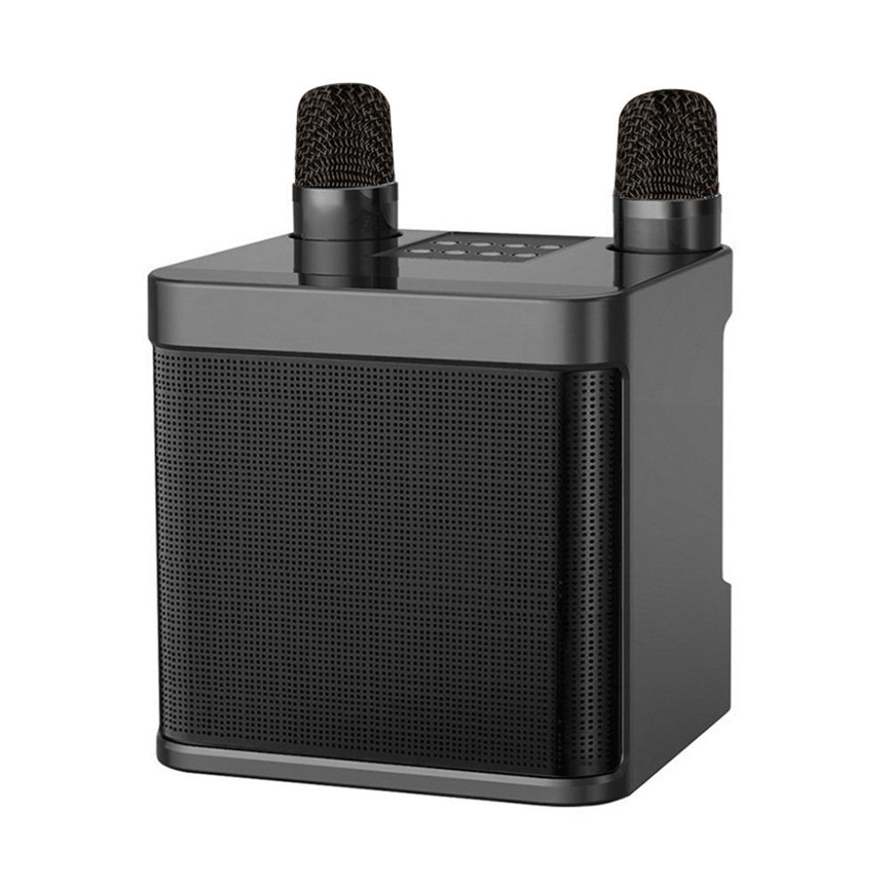 With 2 Microphones Wireless Sound Microphone Set Mini Home Karaoke Speaker Outdoor Karaoke чорний
With 2 Microphones Wireless Sound Microphone Set Mini Home Karaoke Speaker Outdoor Karaoke чорний