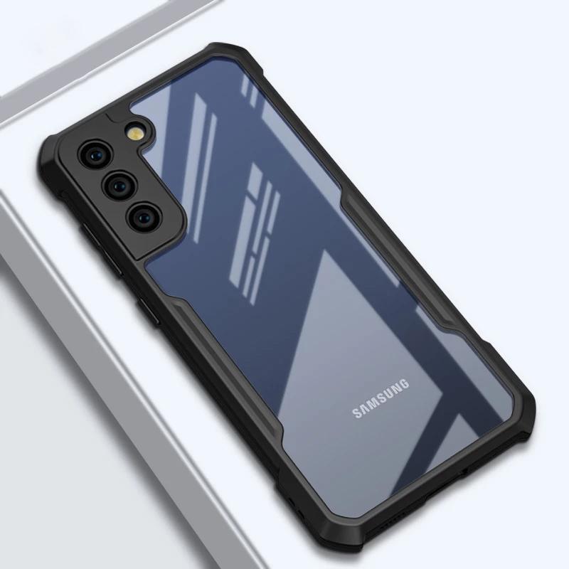 XUNDD for Samsung Galaxy S21 FE 5G Anti-wear Phone Cover Bulit-in Airbag Technology Anti-fall Acrylic+TPU Mobile Phone Case with Camera Len Protection A
XUNDD for Samsung Galaxy S21 FE 5G Anti-wear Phone Cover Bulit-in Airbag Technology Anti-fall Acrylic+TPU Mobile Phone Case with Camera Len Protection A