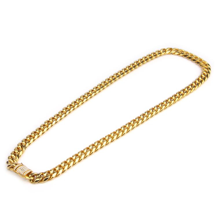 Luxury Heavy Cuban Link Chain Iced Out Rhinestones Triple Lock Stainless Steel Long Necklace Men Hiphop Rapper Jewelry 10mm 75cm золотий
Luxury Heavy Cuban Link Chain Iced Out Rhinestones Triple Lock Stainless Steel Long Necklace Men Hiphop Rapper Jewelry 10mm 75cm золотий