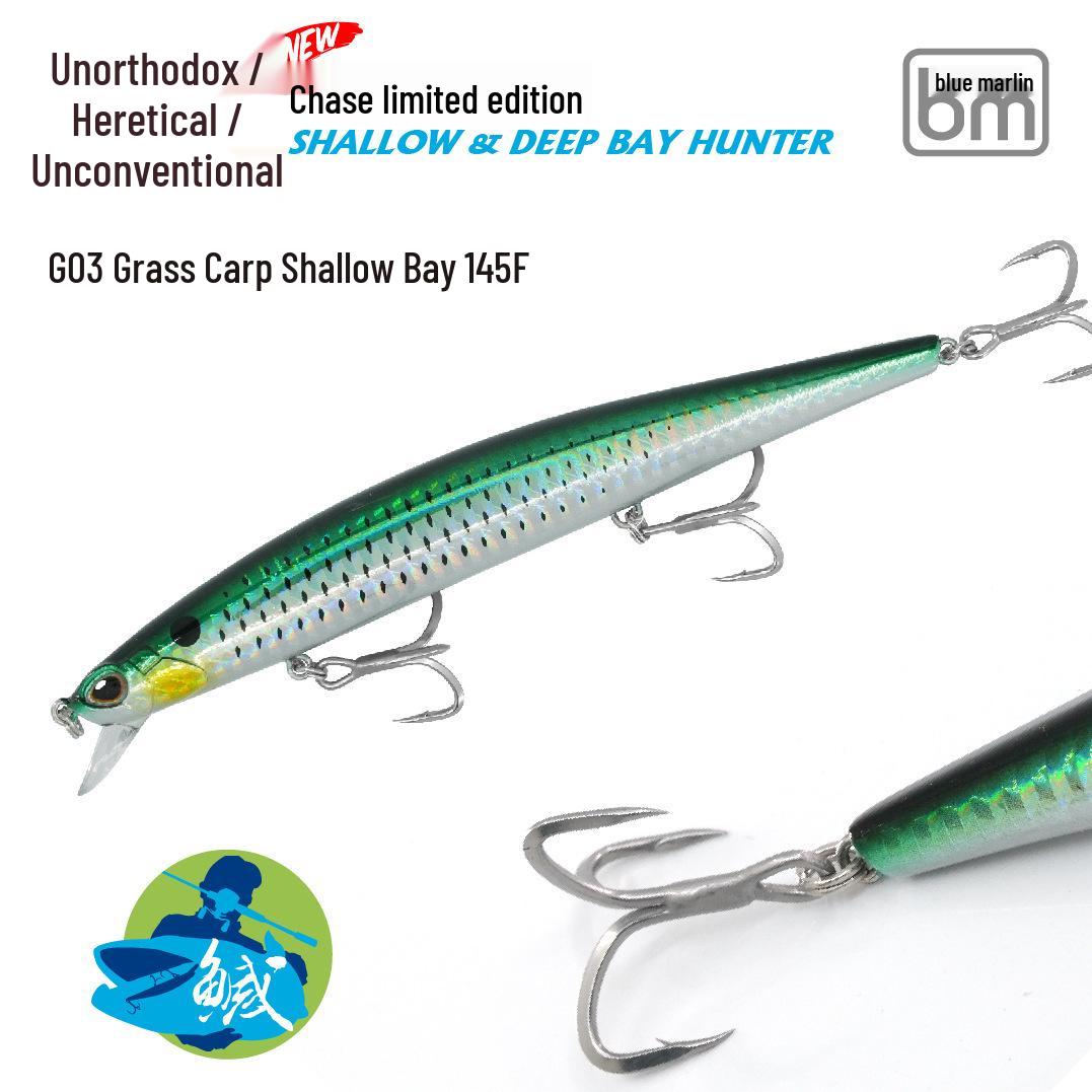 Blue Marlin 2025 Evil Shallow Bay 145F/Deep Bay 150SF Asp Version Floating Minnow Lure
Blue Marlin 2025 Evil Shallow Bay 145F/Deep Bay 150SF Asp Version Floating Minnow Lure