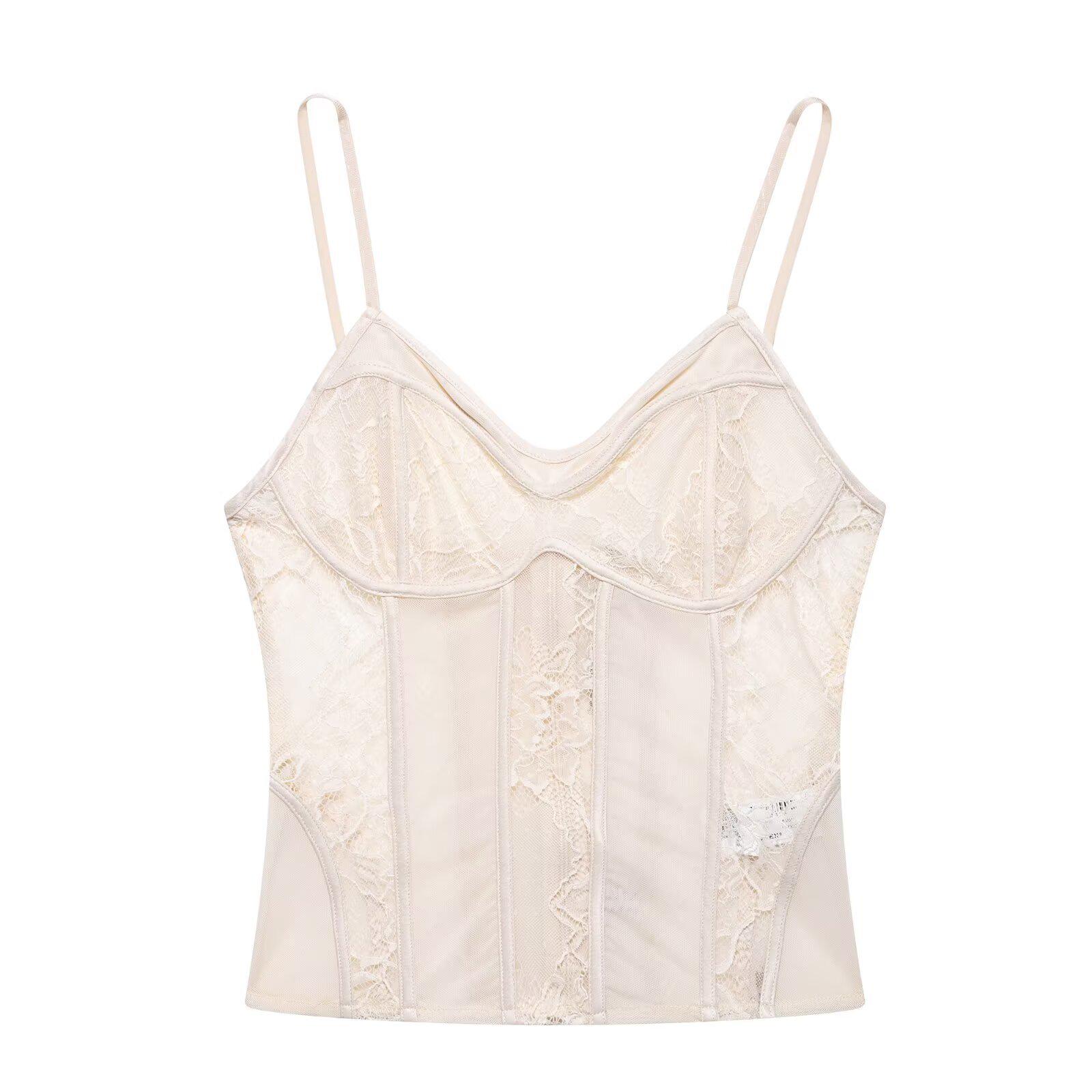 2025 Spring/Summer Women s Sexy Lace V-Neck Backless Slim-Fit Camisole Medium слоновая кость
2025 Spring/Summer Women s Sexy Lace V-Neck Backless Slim-Fit Camisole Medium слоновая кость