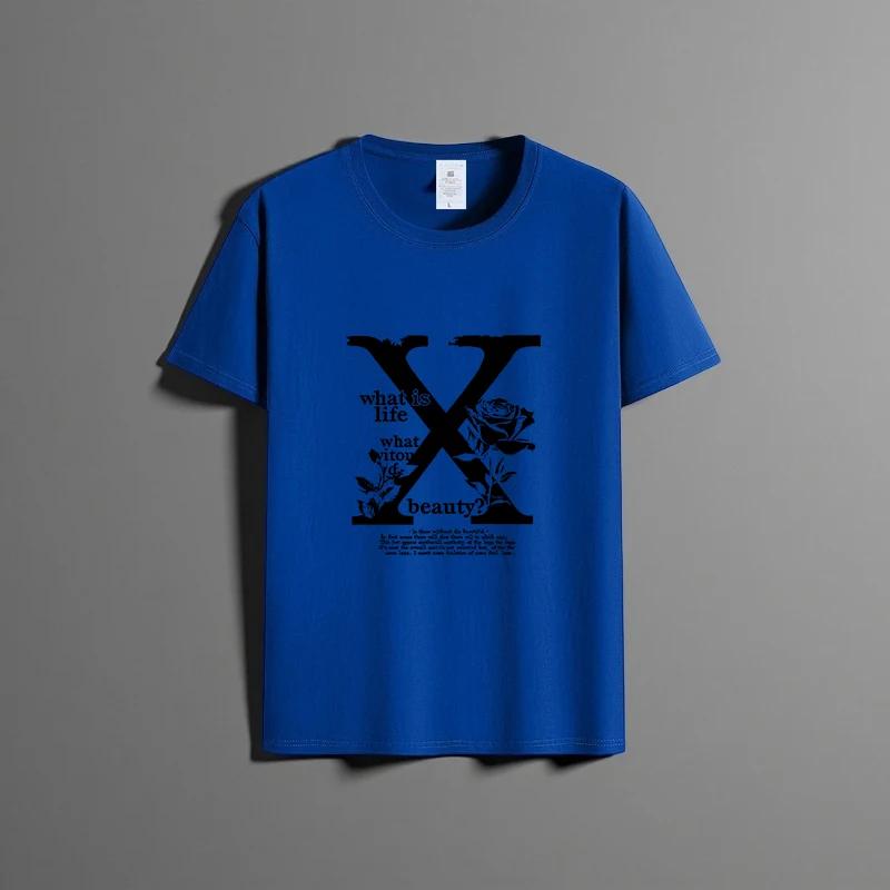 Летняя новая универсальная футболка унисекс из чистого хлопка, модная повседневная футболка с круглым вырезом, дышащая, свободного кроя, с принтом, с короткими рукавами XXXXXL
Летняя новая универсальная футболка унисекс из чистого хлопка, модная повседневная футболка с круглым вырезом, дышащая, свободного кроя, с принтом, с короткими рукавами XXXXXL