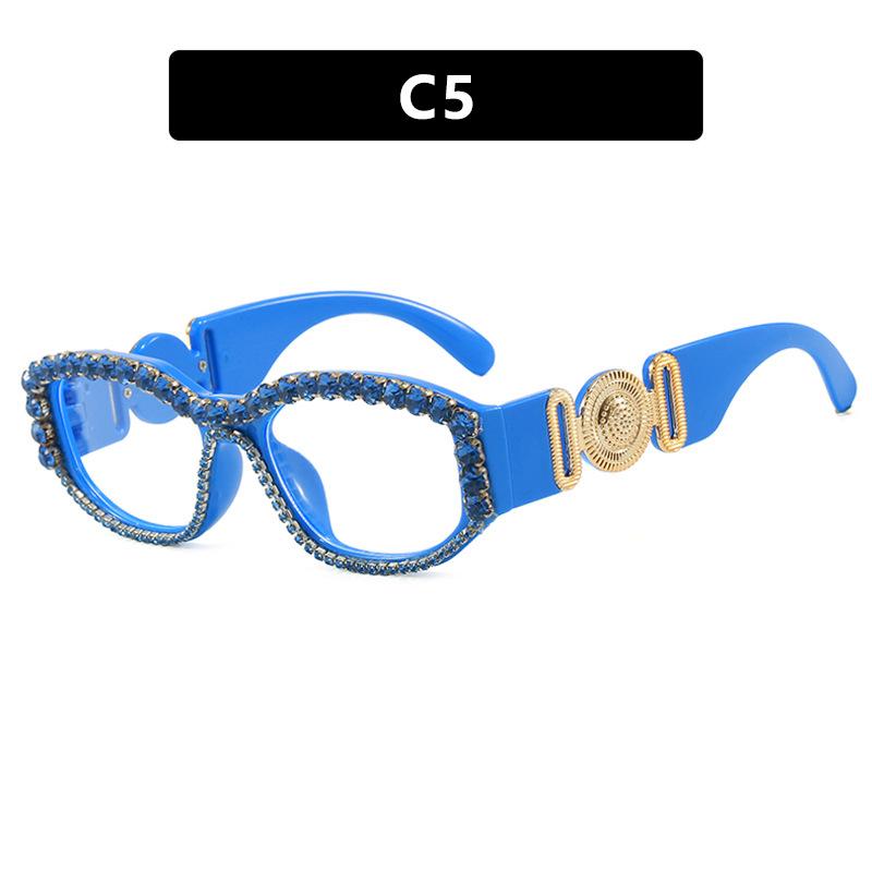 Small frame diamond-encrusted flat mirror anti-blue light luxury shining glasses frame fashion cat eye high-end decorative glasses frame women As shown in the picture
Small frame diamond-encrusted flat mirror anti-blue light luxury shining glasses frame fashion cat eye high-end decorative glasses frame women As shown in the picture