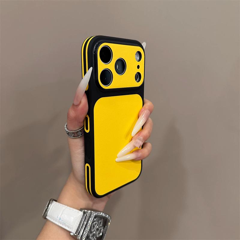 iPhone 17 Pro Case with Windows Compatibility, Leather Sticker, and Contrast Colors for Apple 14P, 15 Pro, 16 Pro 16 Pro Max жёлтый
iPhone 17 Pro Case with Windows Compatibility, Leather Sticker, and Contrast Colors for Apple 14P, 15 Pro, 16 Pro 16 Pro Max жёлтый