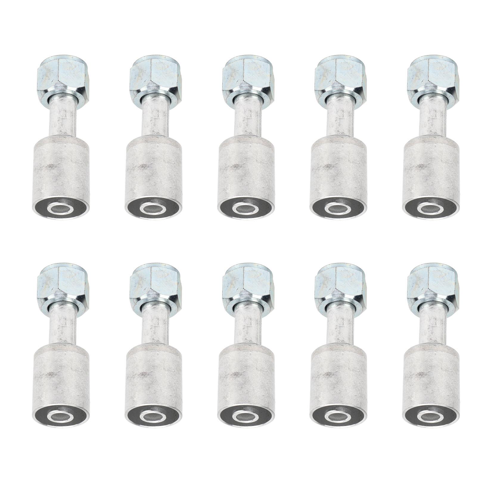10PCs Car Air Conditioner 180 degrees Connector Aluminum Joint Universal Fit for Cars Trucks Engineering
10PCs Car Air Conditioner 180 degrees Connector Aluminum Joint Universal Fit for Cars Trucks Engineering