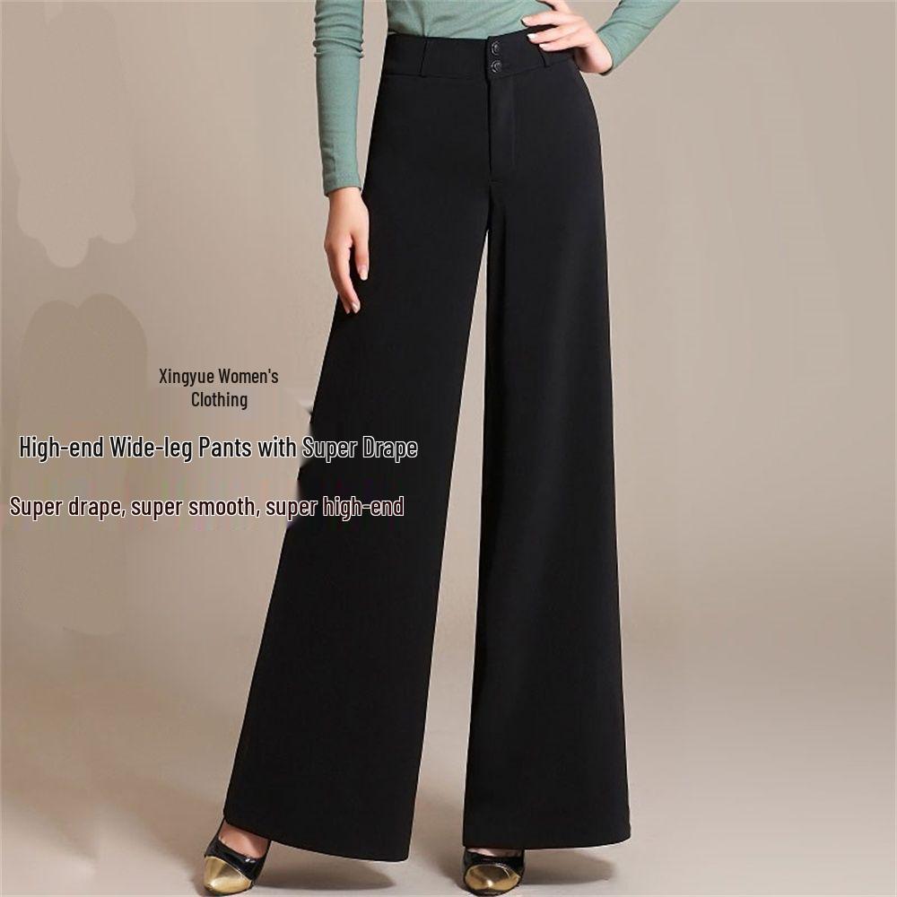 2026 Women s High-End Spring Wide-Leg High-Waisted Casual Drapey Pants L 105-115 lbs
2026 Women s High-End Spring Wide-Leg High-Waisted Casual Drapey Pants L 105-115 lbs