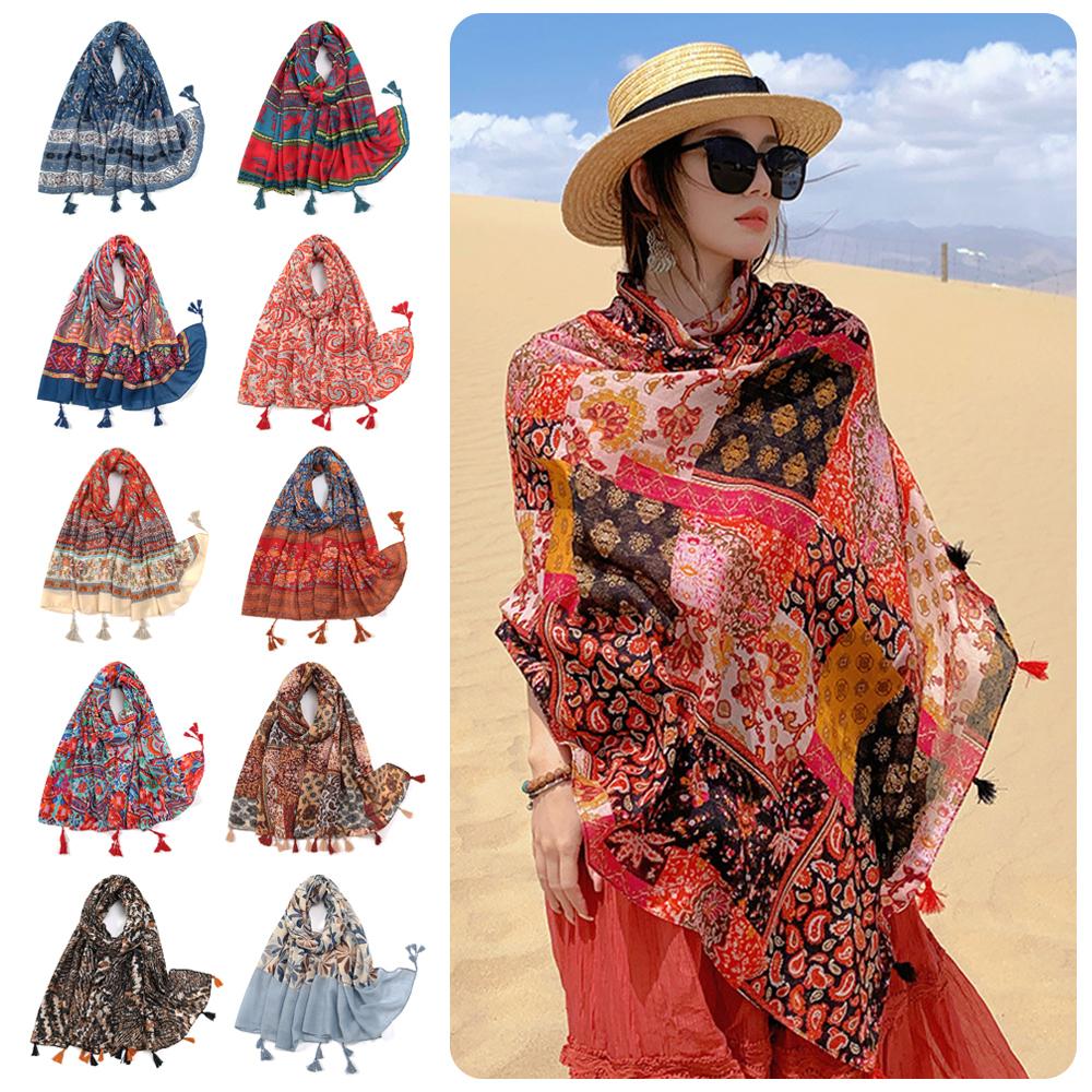 Flower Print Tassel Shawl Breathable Ladies Flower Headscarf Islamic Scarves For Woman Fashion Style 10
Flower Print Tassel Shawl Breathable Ladies Flower Headscarf Islamic Scarves For Woman Fashion Style 10