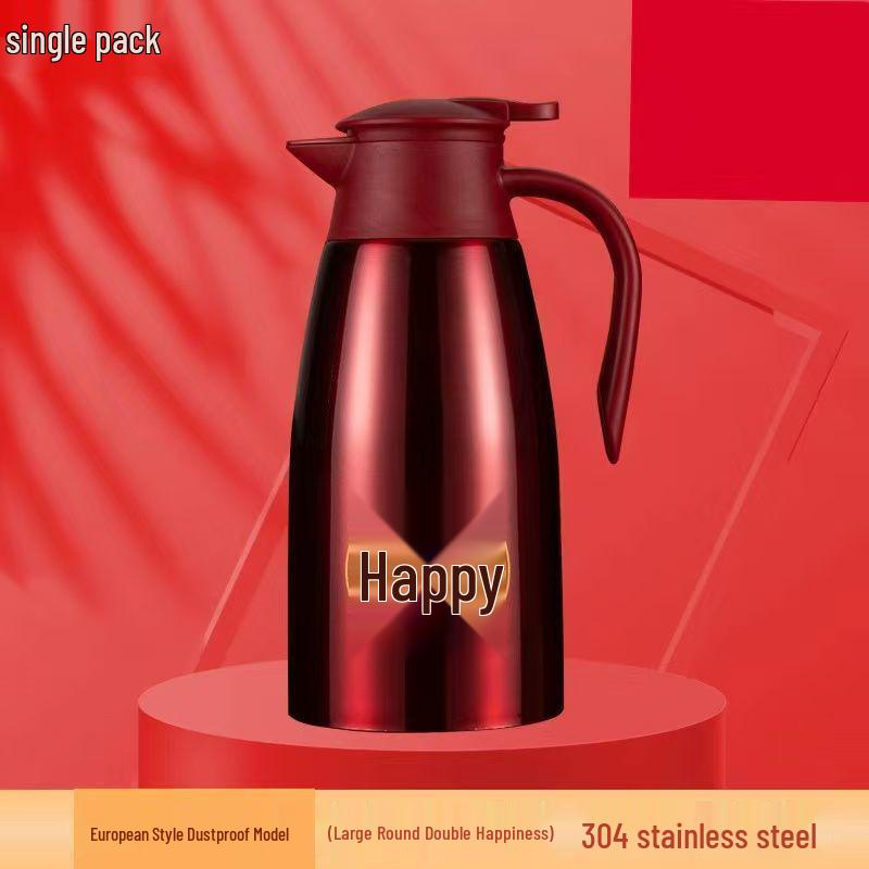 Red Stainless Steel Wedding Thermos Set - Pair of 304 Warm Kettles
Red Stainless Steel Wedding Thermos Set - Pair of 304 Warm Kettles