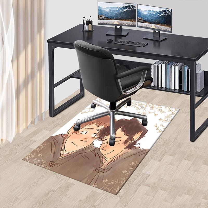 Elf Friendship Lord of the Rings Polyester Office Carpet Chair Mats, Home Decor Dormitory Floor Protector with Anti-Skid Backing, Large Area 60cm by 90cm
Elf Friendship Lord of the Rings Polyester Office Carpet Chair Mats, Home Decor Dormitory Floor Protector with Anti-Skid Backing, Large Area 60cm by 90cm