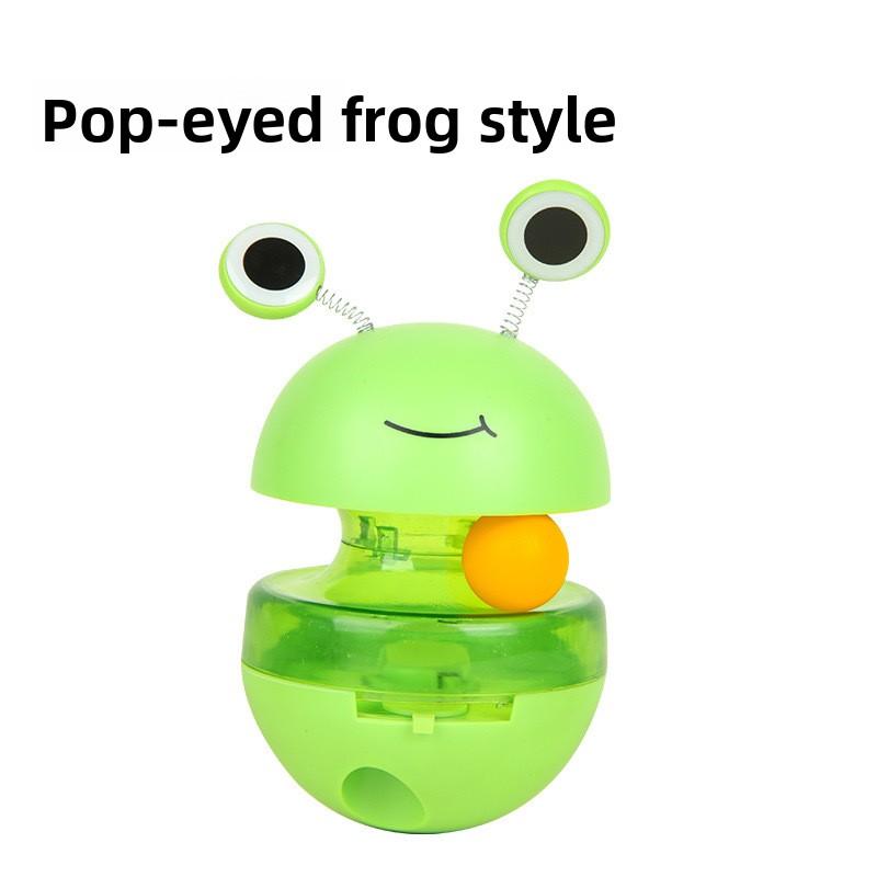 Leak-proof Cat Toy with A Wobbling Frog Bullfrog
Leak-proof Cat Toy with A Wobbling Frog Bullfrog