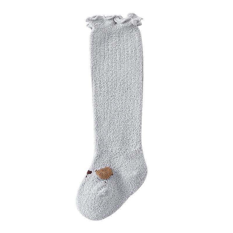 Unisex Baby Coral Fleece Thickened Ruffled Long Socks for Autumn and Winter S (Foot Length 9-11cm) 6-12 Months сірий колір
Unisex Baby Coral Fleece Thickened Ruffled Long Socks for Autumn and Winter S (Foot Length 9-11cm) 6-12 Months сірий колір