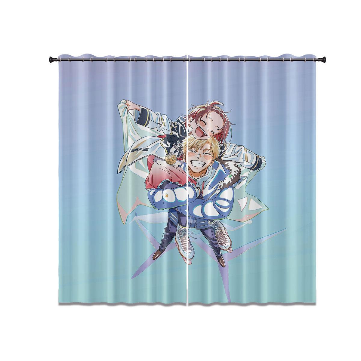Cartoon Anime Print Perforated Curtains Multiple Size Living Room Bedroom Insulation Decoration Blackout Set Of 2 Made Polyester Machine Washable W100*H70(CM)-Grommet top&1PCS
Cartoon Anime Print Perforated Curtains Multiple Size Living Room Bedroom Insulation Decoration Blackout Set Of 2 Made Polyester Machine Washable W100*H70(CM)-Grommet top&1PCS