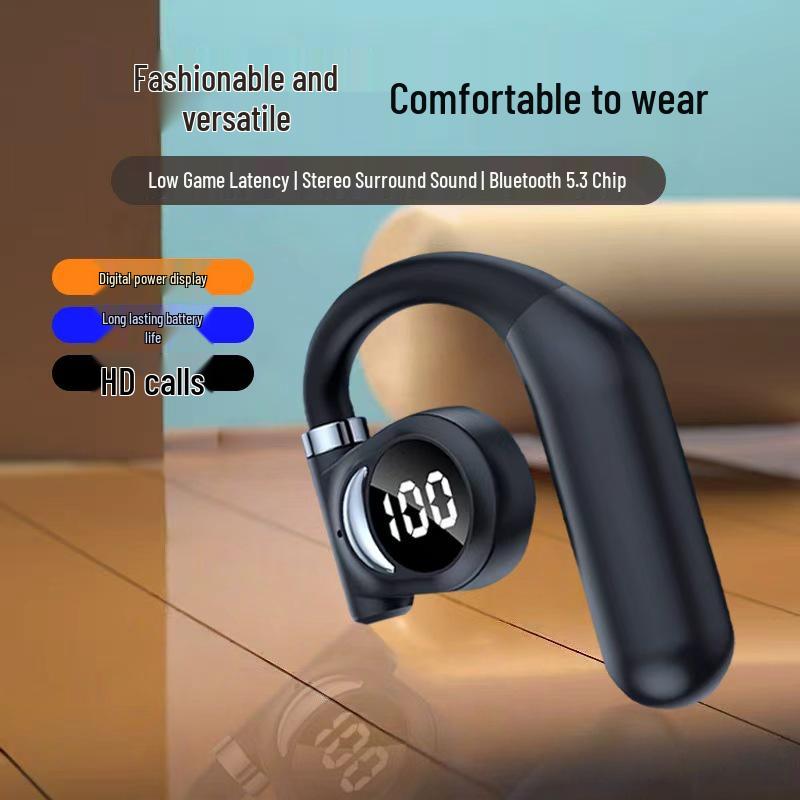 D26 Wireless Bluetooth Ear Hook Headset: Long-lasting Comfort, Ultra-long Battery, High Sound Quality
D26 Wireless Bluetooth Ear Hook Headset: Long-lasting Comfort, Ultra-long Battery, High Sound Quality