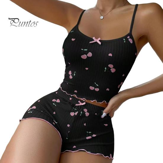 2 шт./комплект женский жилет шорты костюм бант вишневый принт U-образный вырез без рукавов топ с высокой талией короткие брюки домашняя одежда одежда для отдыха летняя одежда для сна S чёрный
2 шт./комплект женский жилет шорты костюм бант вишневый принт U-образный вырез без рукавов топ с высокой талией короткие брюки домашняя одежда одежда для отдыха летняя одежда для сна S чёрный