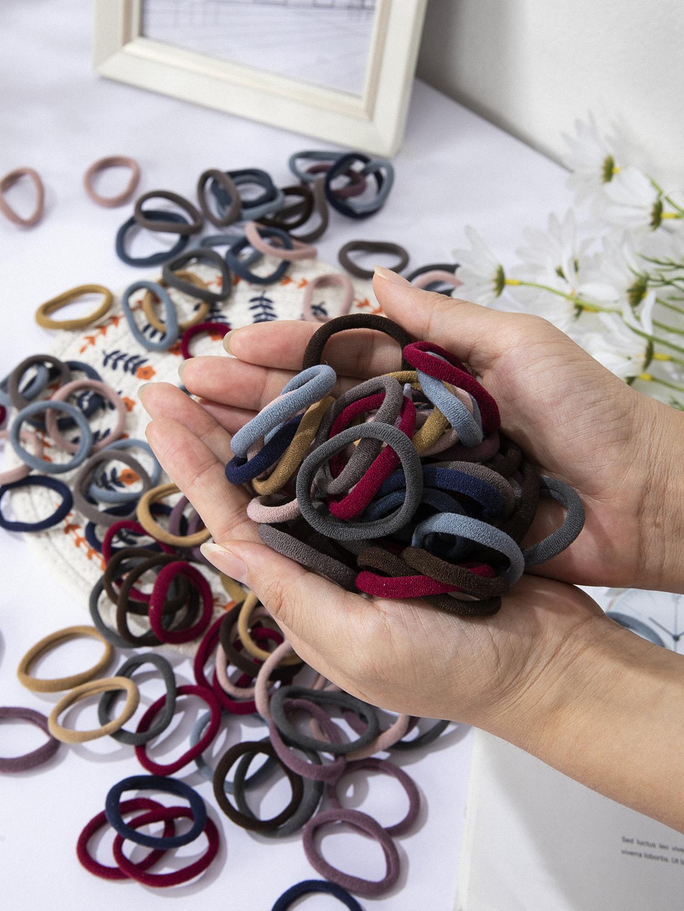 Many People Like The High Elasticity Hair Rope 100 Pack Of Multiple Colors Seamless Hair Ring Rope
Many People Like The High Elasticity Hair Rope 100 Pack Of Multiple Colors Seamless Hair Ring Rope