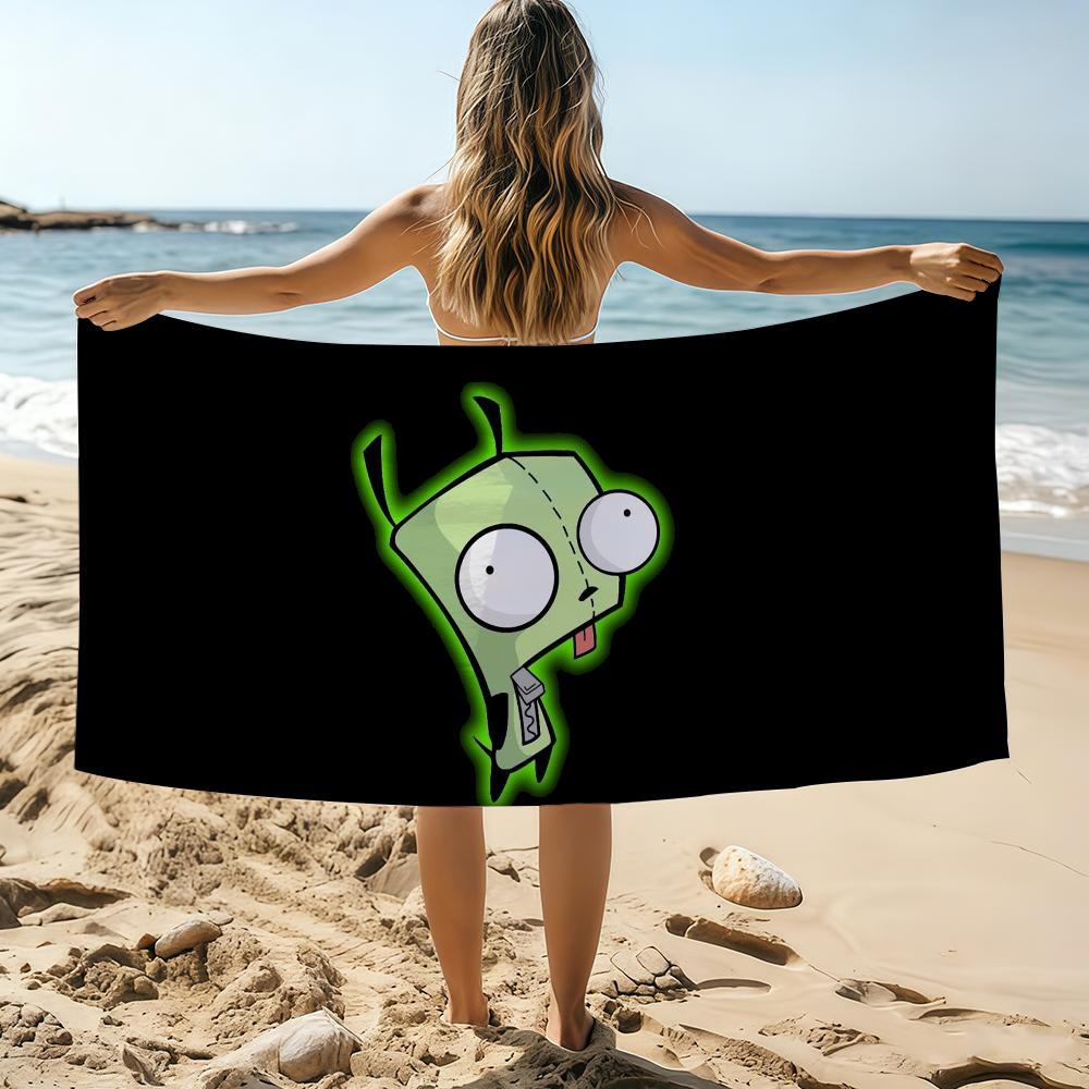 Funny Cartoon Cool I-Invader z-ZIM EYE Towel Beach Towel Oversized Quick Dry Towel Absorbent Soft Swim BeachTowels for Men Women W40*H60(CM)
Funny Cartoon Cool I-Invader z-ZIM EYE Towel Beach Towel Oversized Quick Dry Towel Absorbent Soft Swim BeachTowels for Men Women W40*H60(CM)