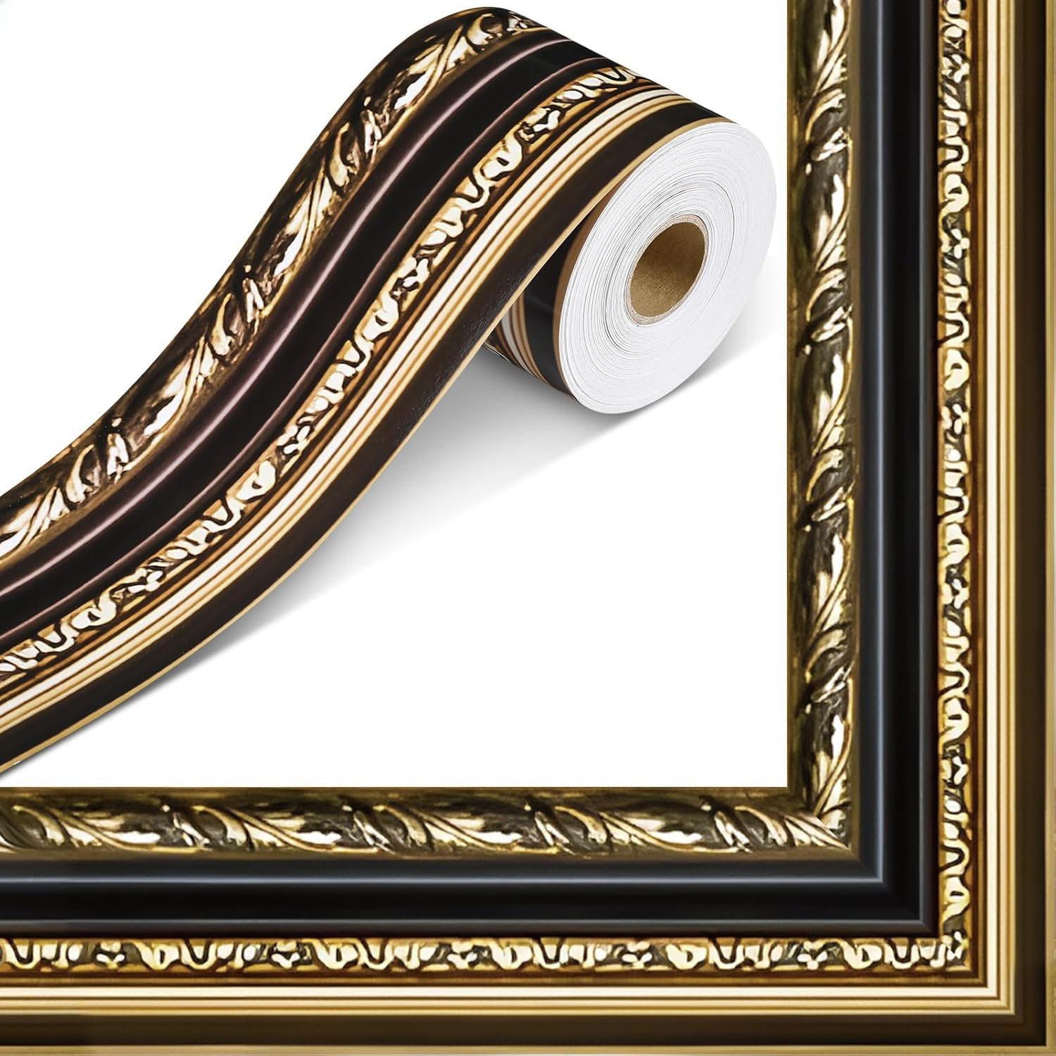 Easy To Apply Wallpaper Frame Golden Style Self-adhesive Ceiling Frame 1 Roll чёрный
Easy To Apply Wallpaper Frame Golden Style Self-adhesive Ceiling Frame 1 Roll чёрный