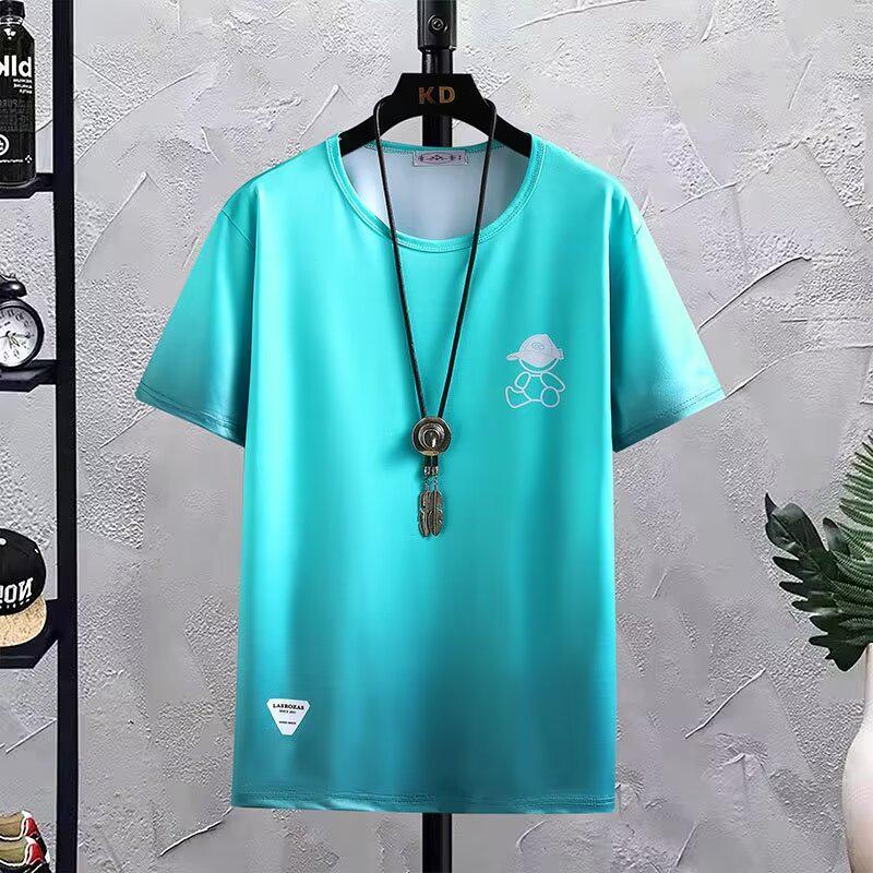 Футболка мужская с круглым вырезом и коротким рукавом с градиентом: Модный, дышащий, универсальный летний повседневный топ 2XL
Футболка мужская с круглым вырезом и коротким рукавом с градиентом: Модный, дышащий, универсальный летний повседневный топ 2XL