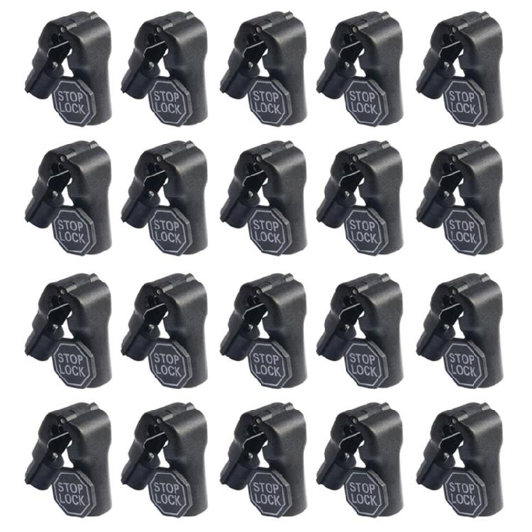 20pack Durability ABS Security Lock for Hook Theft Prevention 6mm Universal Hole Simple Setups чорний
20pack Durability ABS Security Lock for Hook Theft Prevention 6mm Universal Hole Simple Setups чорний