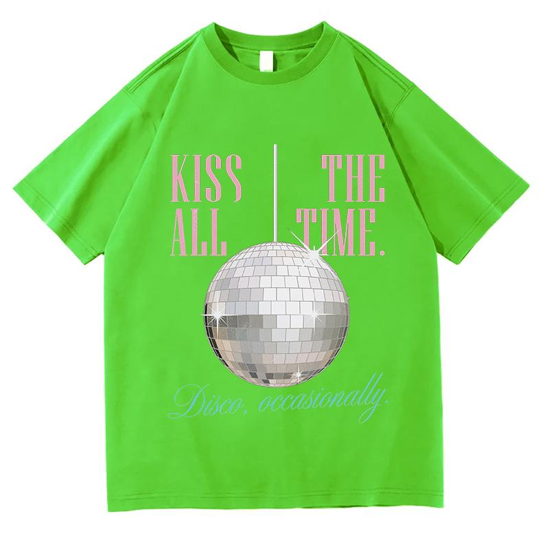 New Summer Kiss All The Time Disco Occasionally Graphic Tshirts Fans Gift Merch Tshirt Unisexs Casual Cotton Loose Short Sleeves 3XL
New Summer Kiss All The Time Disco Occasionally Graphic Tshirts Fans Gift Merch Tshirt Unisexs Casual Cotton Loose Short Sleeves 3XL