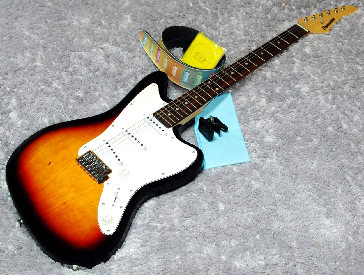 FERNANDES 3S 3SB Fernandes Electric Guitar with 3 single pickups Displayed at Outlet Includes Canadian clip and spare strings JG-STANDARD strap,
FERNANDES 3S 3SB Fernandes Electric Guitar with 3 single pickups Displayed at Outlet Includes Canadian clip and spare strings JG-STANDARD strap,