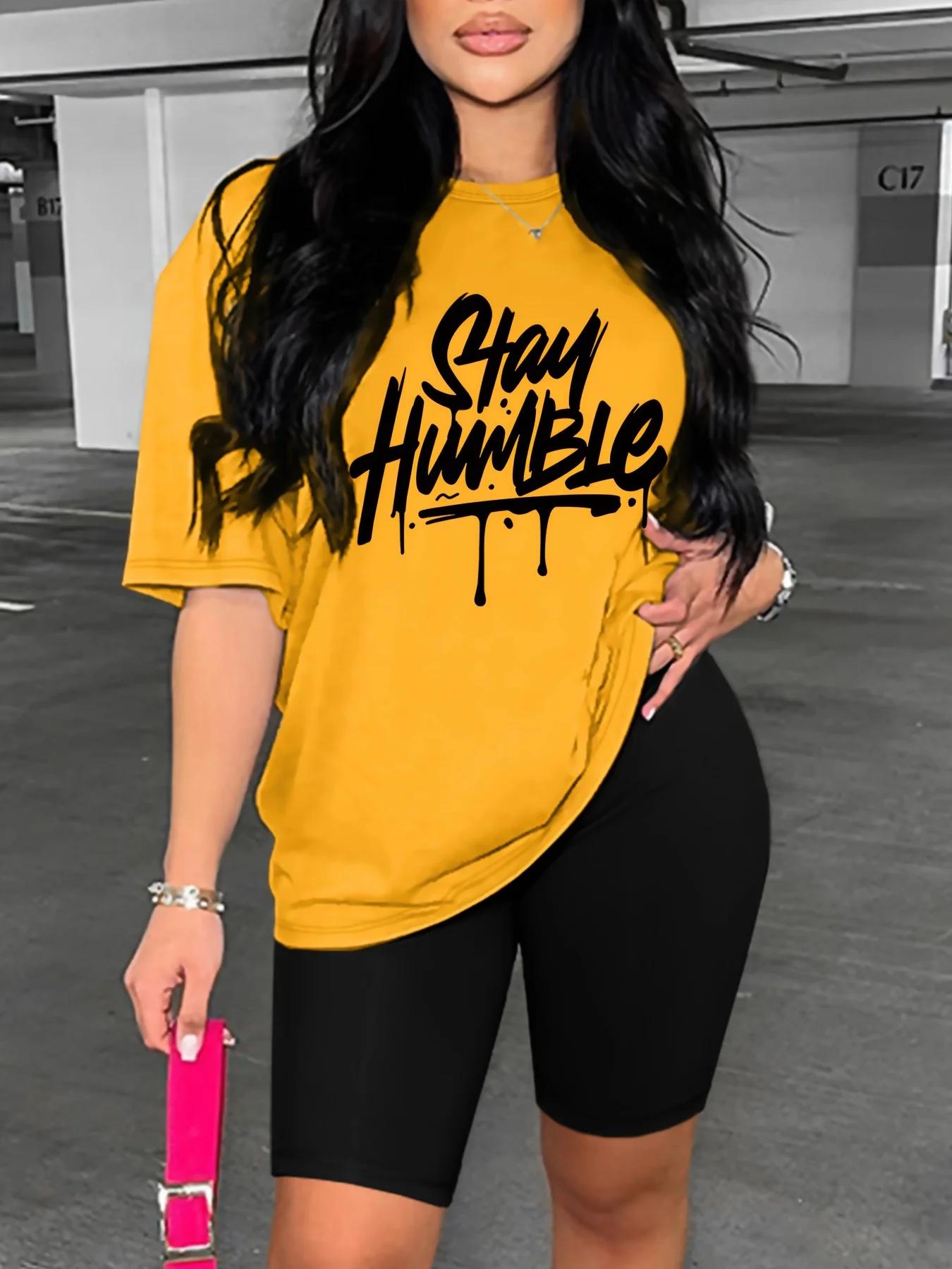 Summer women s letter print casual neck short sleeved female T-shirt shorts One-piece Tops Tees 4XL
Summer women s letter print casual neck short sleeved female T-shirt shorts One-piece Tops Tees 4XL