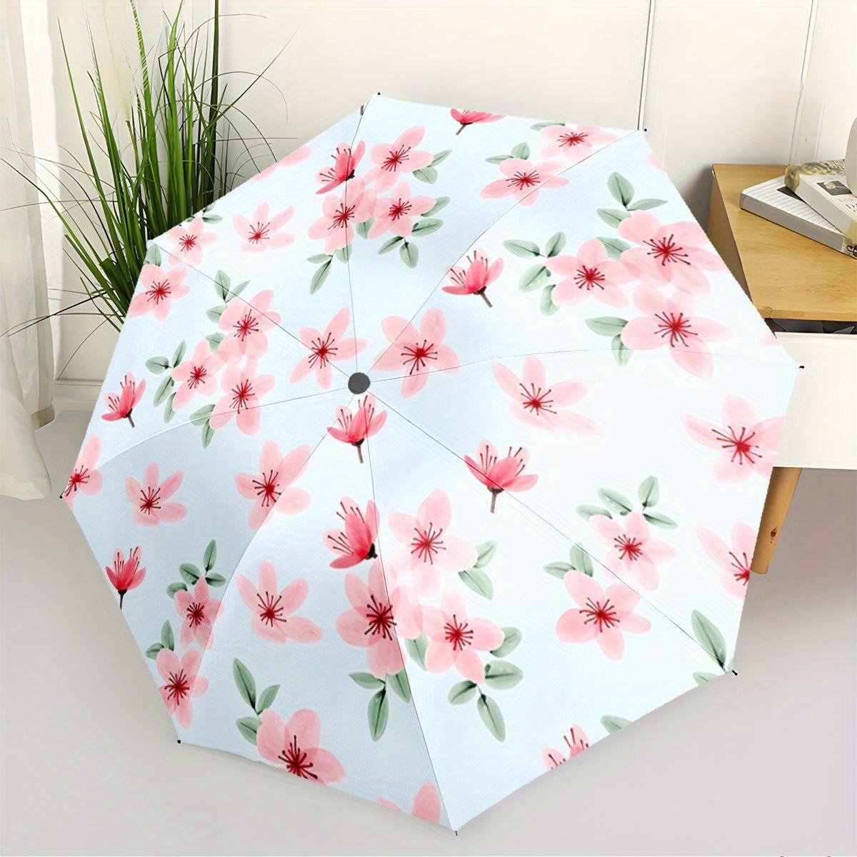 Automatic Open/Close Umbrella with Floral Pattern - Compact Travel Umbrella, Lightweight & Portable for Women/Men, Elegant Che Iron&8K
Automatic Open/Close Umbrella with Floral Pattern - Compact Travel Umbrella, Lightweight & Portable for Women/Men, Elegant Che Iron&8K