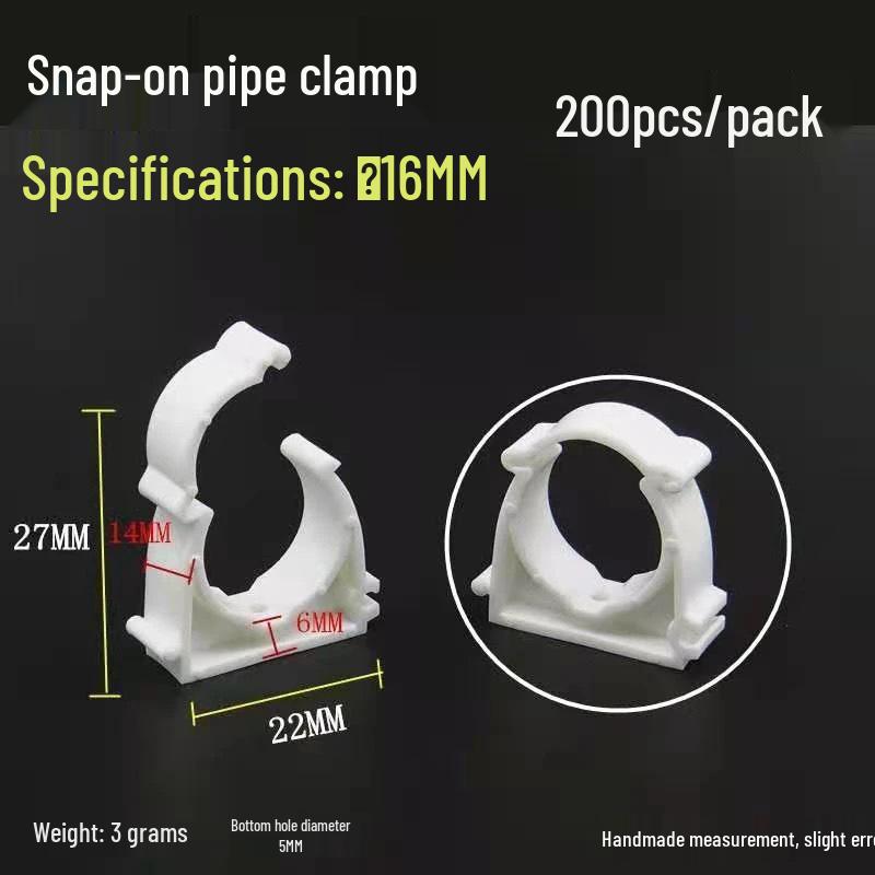 PPR Pipe Clamp Set: 20 Stand, Card Support, Nail Card, Water Pipe, Fixing Clip, Buckle, Flat Card, Row Card, Plastic Card
PPR Pipe Clamp Set: 20 Stand, Card Support, Nail Card, Water Pipe, Fixing Clip, Buckle, Flat Card, Row Card, Plastic Card