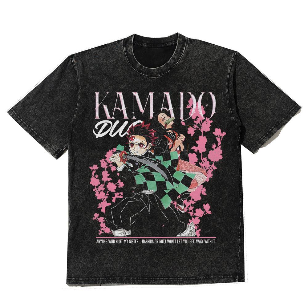 Men s Anime Print T-shirt Retro Washed Loose Fit Tanjiro Print on The Stove Door Casual Street Style Pullover 3XL
Men s Anime Print T-shirt Retro Washed Loose Fit Tanjiro Print on The Stove Door Casual Street Style Pullover 3XL